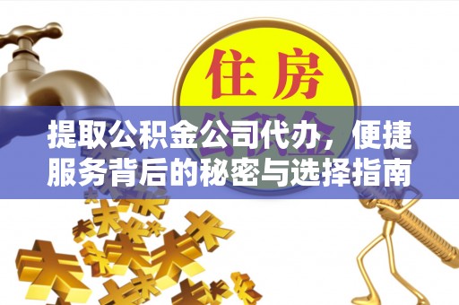 鱼池提取公积金公司代办，便捷服务背后的秘密与选择指南