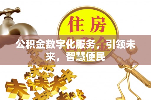 鱼池公积金数字化服务，引领未来，智慧便民