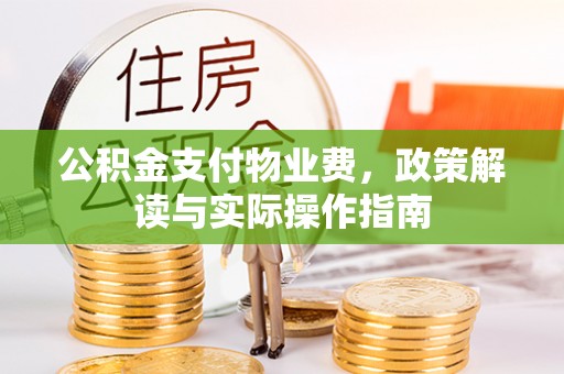 鱼池公积金支付物业费，政策解读与实际操作指南
