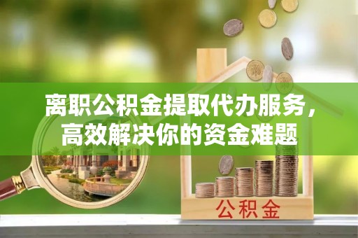 鱼池离职公积金提取代办服务，高效解决你的资金难题