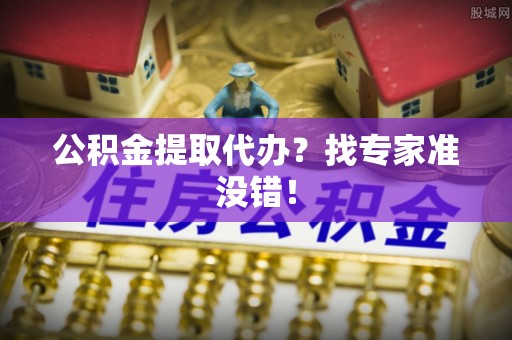 鱼池公积金提取代办？找专家准没错！