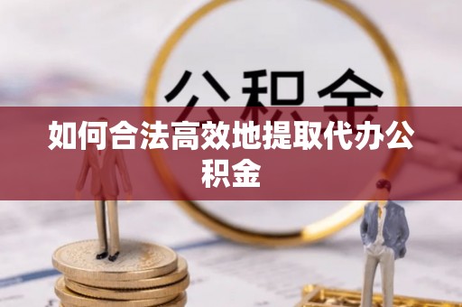 鱼池如何合法高效地提取代办公积金