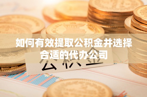 鱼池如何有效提取公积金并选择合适的代办公司
