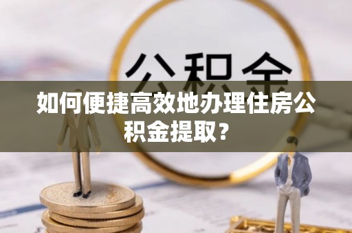 鱼池如何便捷高效地办理住房公积金提取？