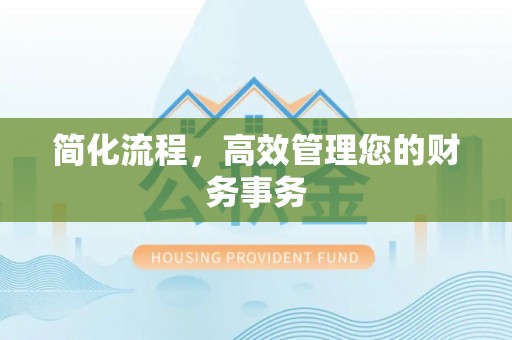 鱼池简化流程，高效管理您的财务事务
