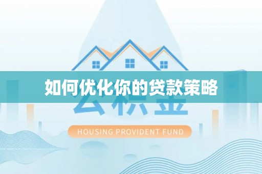 鱼池如何优化你的贷款策略